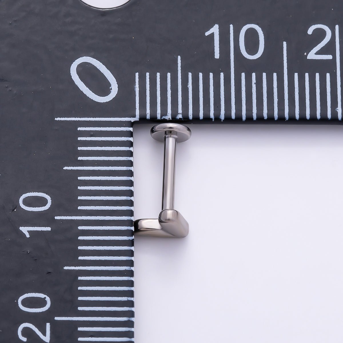 Stainless Steel 5mm Minimalist Heart Single Cartilage Piercing Flat Back Stud | Findings-00209 - DLUXCA