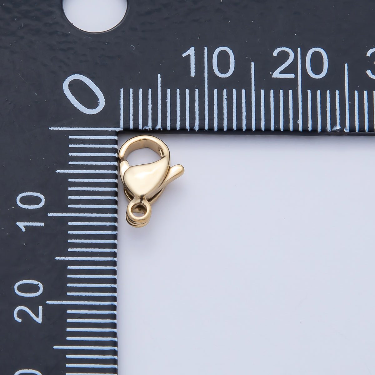 Stainless Steel 9mm, 10mm, 11mm, 13mm Minimalist Lobster Claw Clasps Finding | Z1628 - Z1632 - DLUXCA