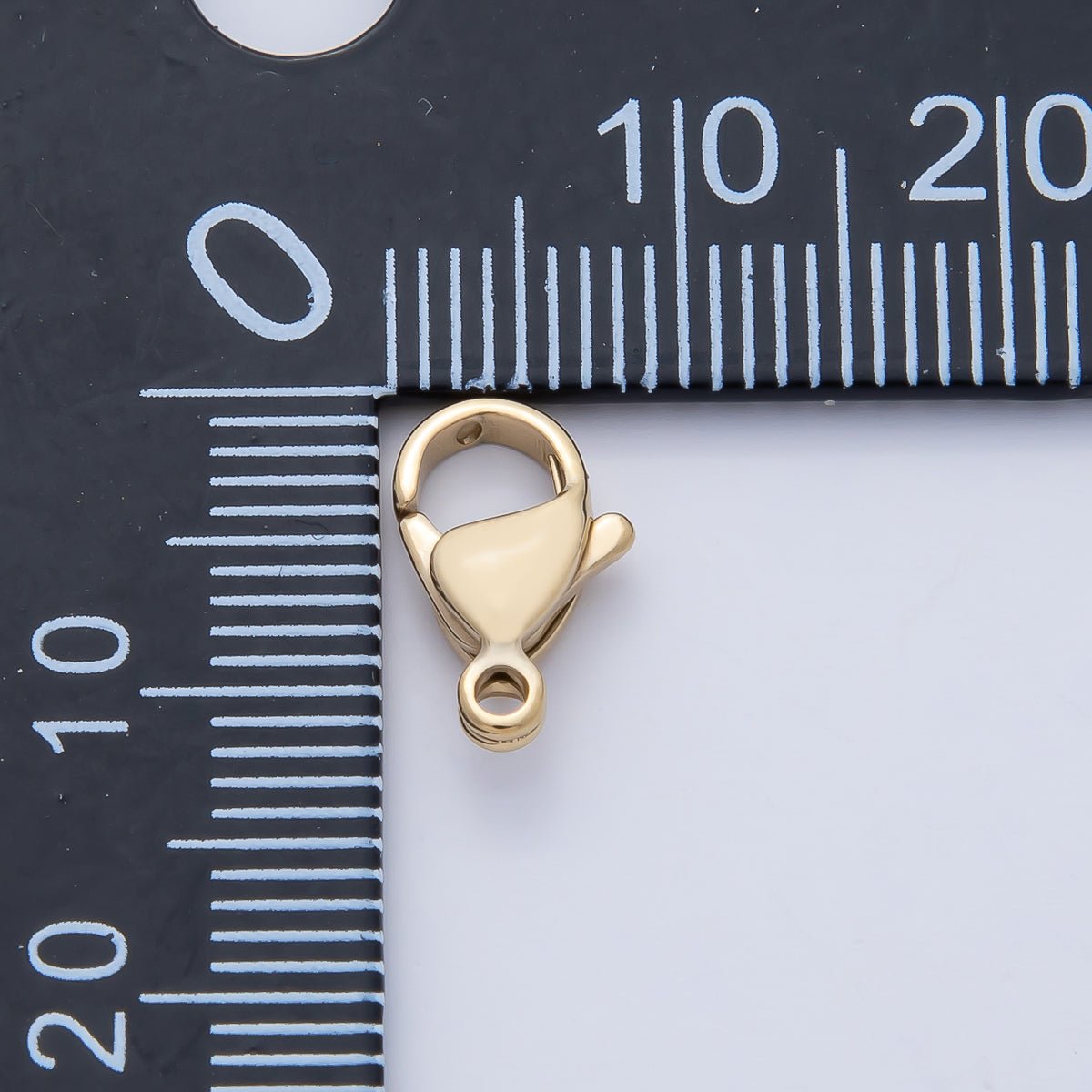 Stainless Steel 9mm, 10mm, 11mm, 13mm Minimalist Lobster Claw Clasps Finding | Z1628 - Z1632 - DLUXCA