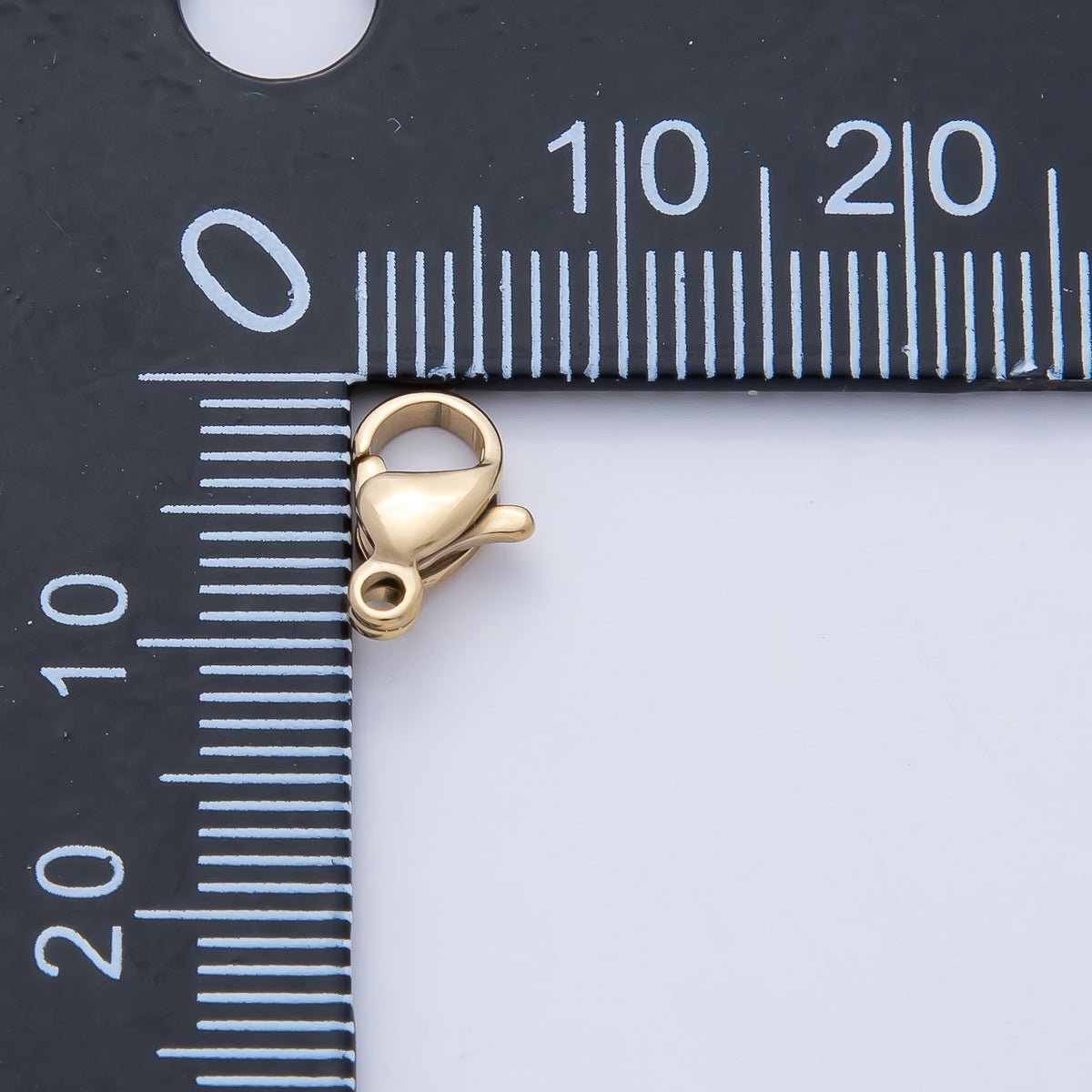 Stainless Steel 9mm, 10mm, 11mm, 13mm Minimalist Lobster Claw Clasps Finding | Z1628 - Z1632 - DLUXCA