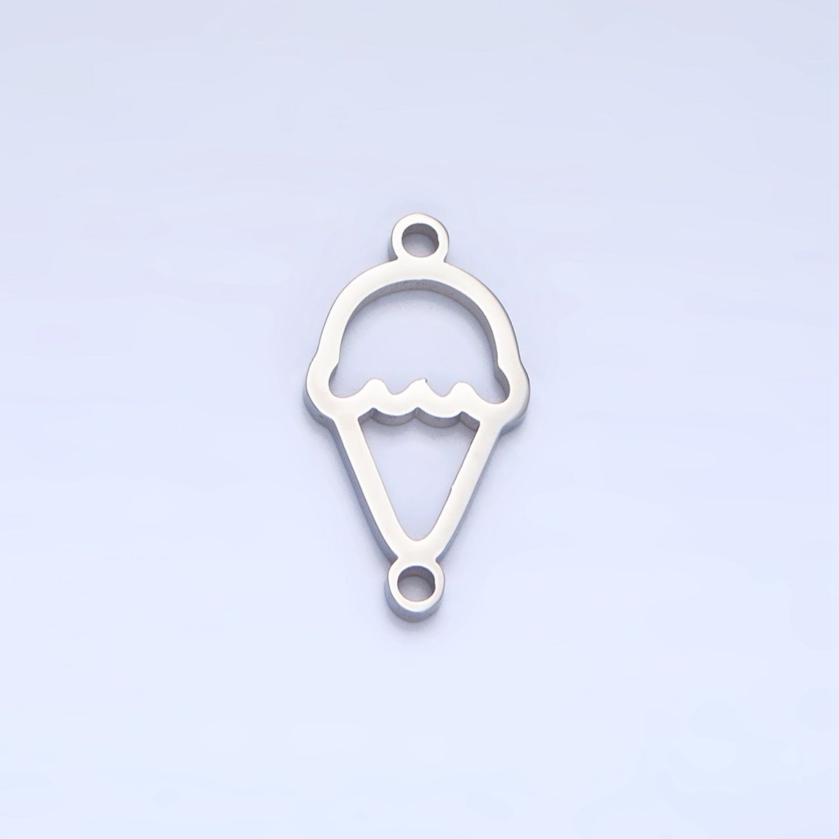 Stainless Steel Ice Cream Dessert Charm Connector in Gold & Silver | G - 465 - DLUXCA