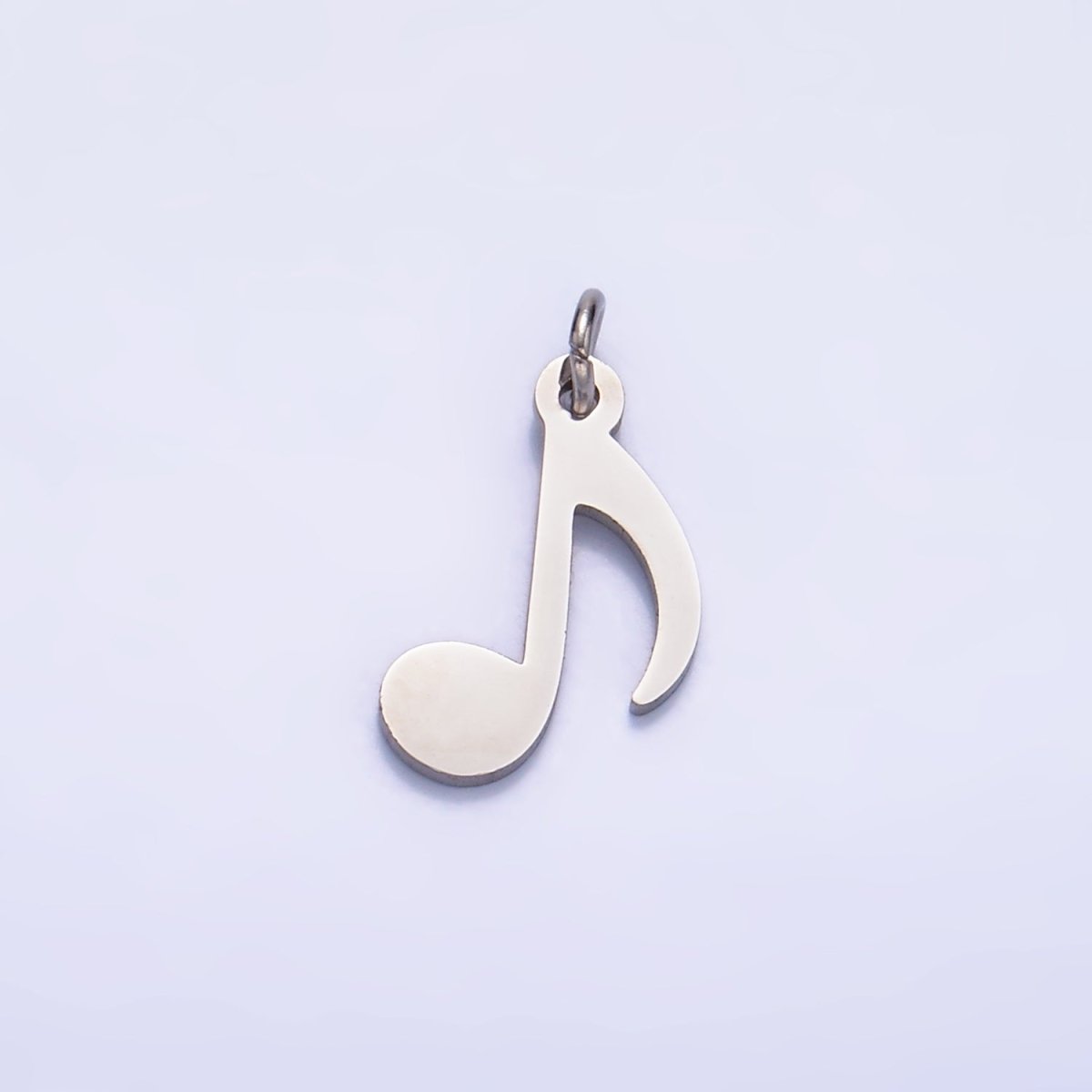 Stainless Steel Quaver Eight Note ♪ Music Symbol Charm in Gold & Silver | P1364 - DLUXCA