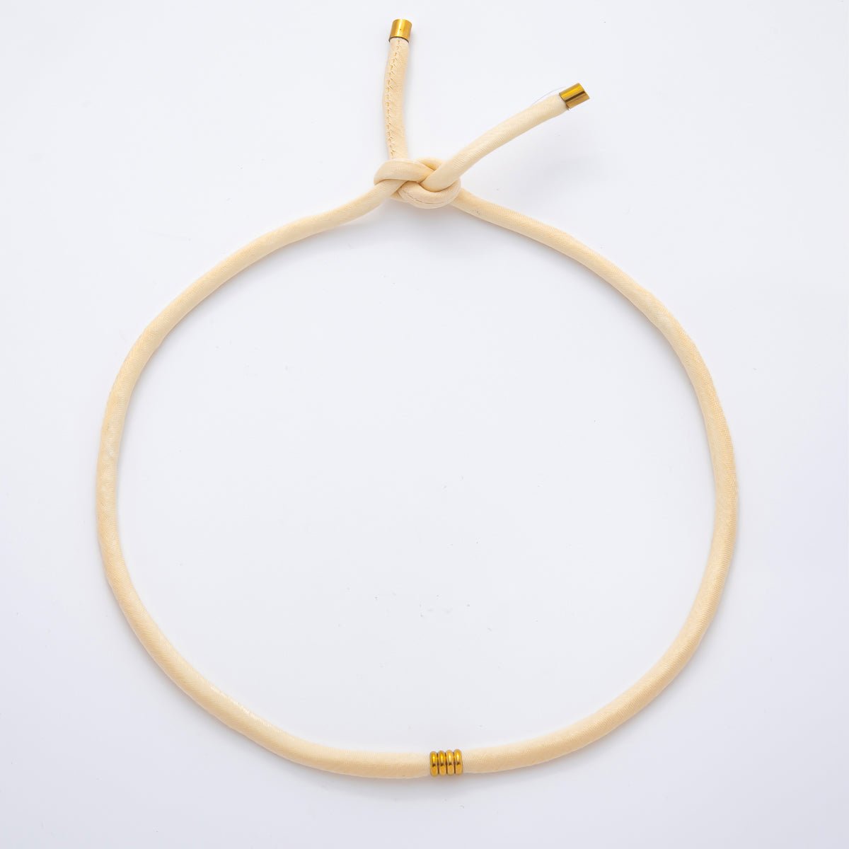 Stainless Steel Soft Silk feel Paracord Knot Tied Necklace | WA - 1628 ~ WA - 1652 - DLUXCA