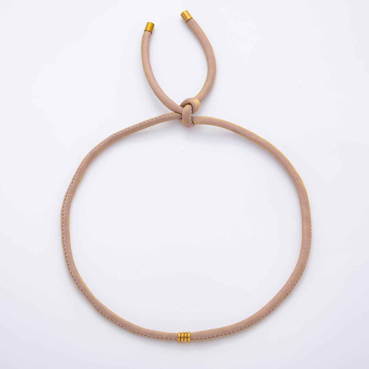 Stainless Steel Soft Silk feel Paracord Knot Tied Necklace | WA - 1628 ~ WA - 1652 - DLUXCA