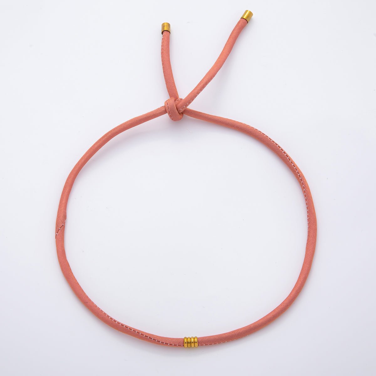 Stainless Steel Soft Silk feel Paracord Knot Tied Necklace | WA - 1628 ~ WA - 1652 - DLUXCA