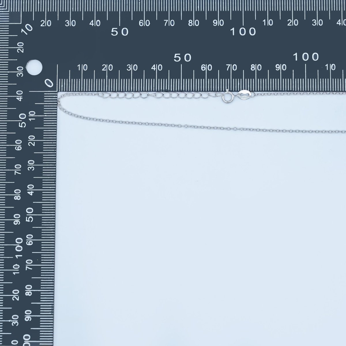 Sterling Silver S925 1.4mm Minimalist Cable Chain 16 Inch, 18 Inch, 20 Inch Necklace | WA - 3088, WA - 3091,WA - 3092 - DLUXCA