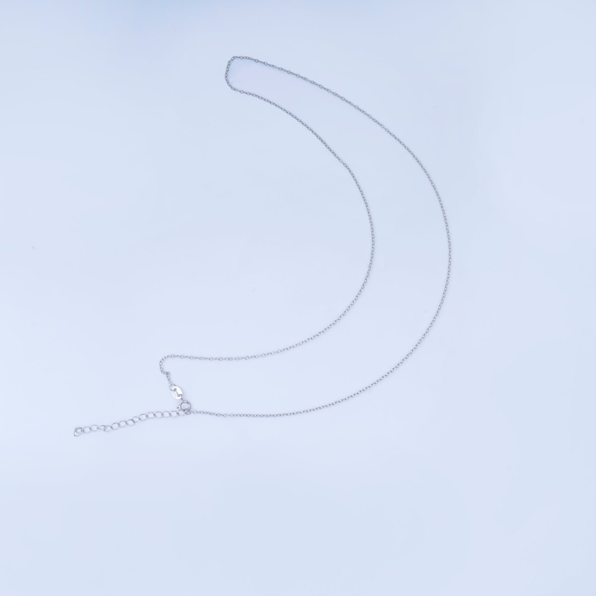 Sterling Silver S925 1.4mm Minimalist Cable Chain 16 Inch, 18 Inch, 20 Inch Necklace | WA - 3088, WA - 3091,WA - 3092 - DLUXCA