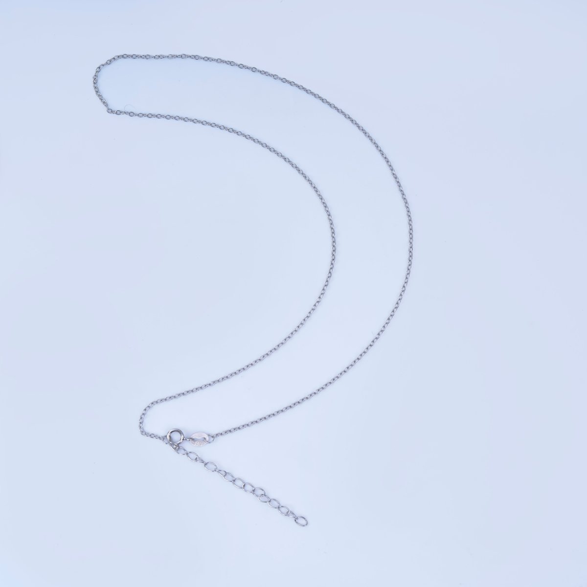 Sterling Silver S925 1.4mm Minimalist Cable Chain 16 Inch, 18 Inch, 20 Inch Necklace | WA - 3088, WA - 3091,WA - 3092 - DLUXCA