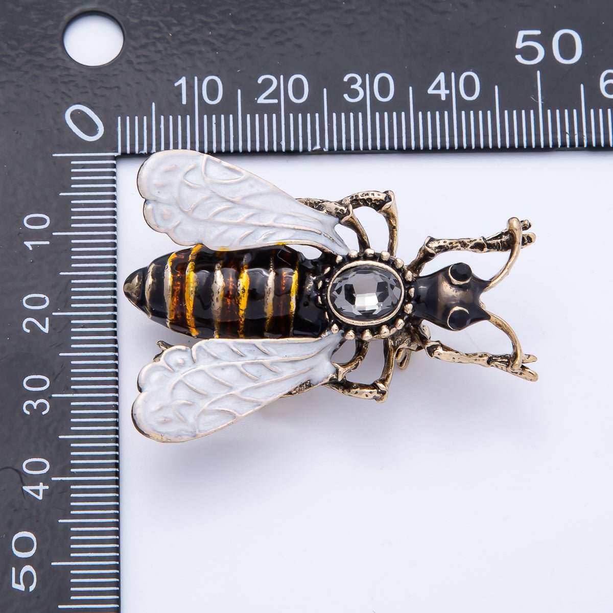 Vintage Gold Wasps Bee Insect Animal Pin Brooch | BH - 036 - DLUXCA