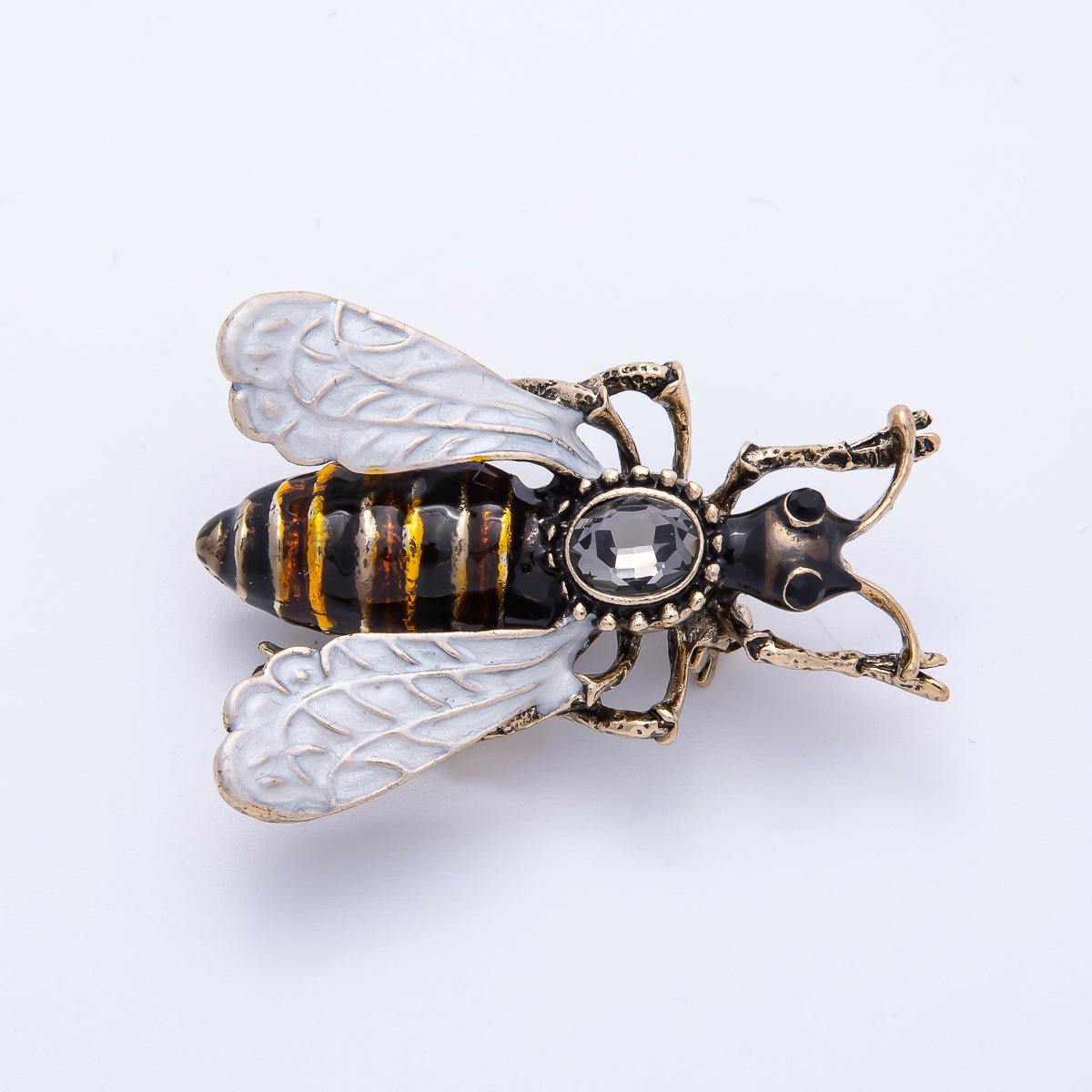 Vintage Gold Wasps Bee Insect Animal Pin Brooch | BH - 036 - DLUXCA