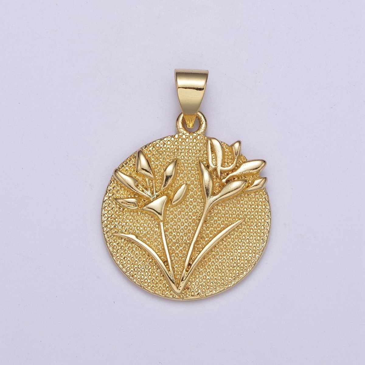 Wild Flower Collection Gold Rose Flower, Cotton Blossom, Sun Flower Dandelion Charm Medallion for Necklace Bracelet Supply H - 070 H - 079 H - 087 H - 093 H - 095 H - 099 - DLUXCA