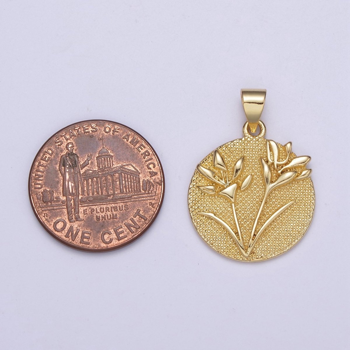 Wild Flower Collection Gold Rose Flower, Cotton Blossom, Sun Flower Dandelion Charm Medallion for Necklace Bracelet Supply H - 070 H - 079 H - 087 H - 093 H - 095 H - 099 - DLUXCA