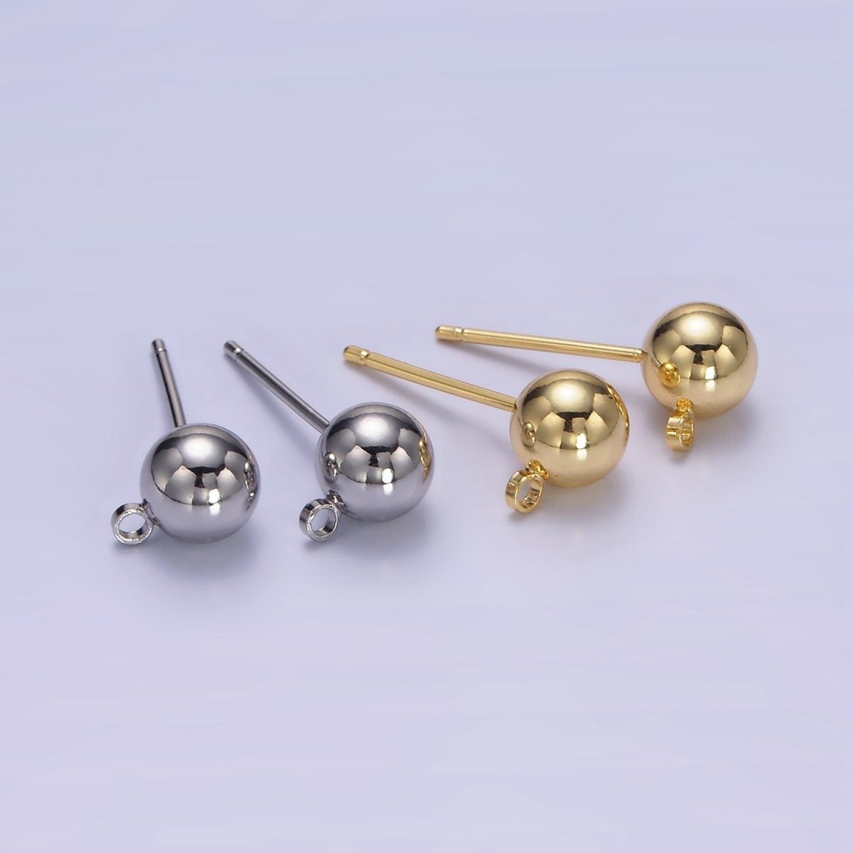 Earring Post SS - 5 Pr Earring Post SS - 5 Pr