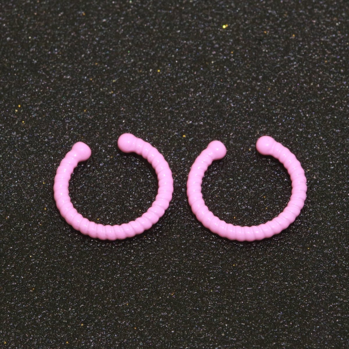1 pair Neon Color Ear Cuff Earring Nonpierced Ear cuff for Cartilage, Dainty Earring Y2K Jewelry AI-021~AI-029 - DLUXCA