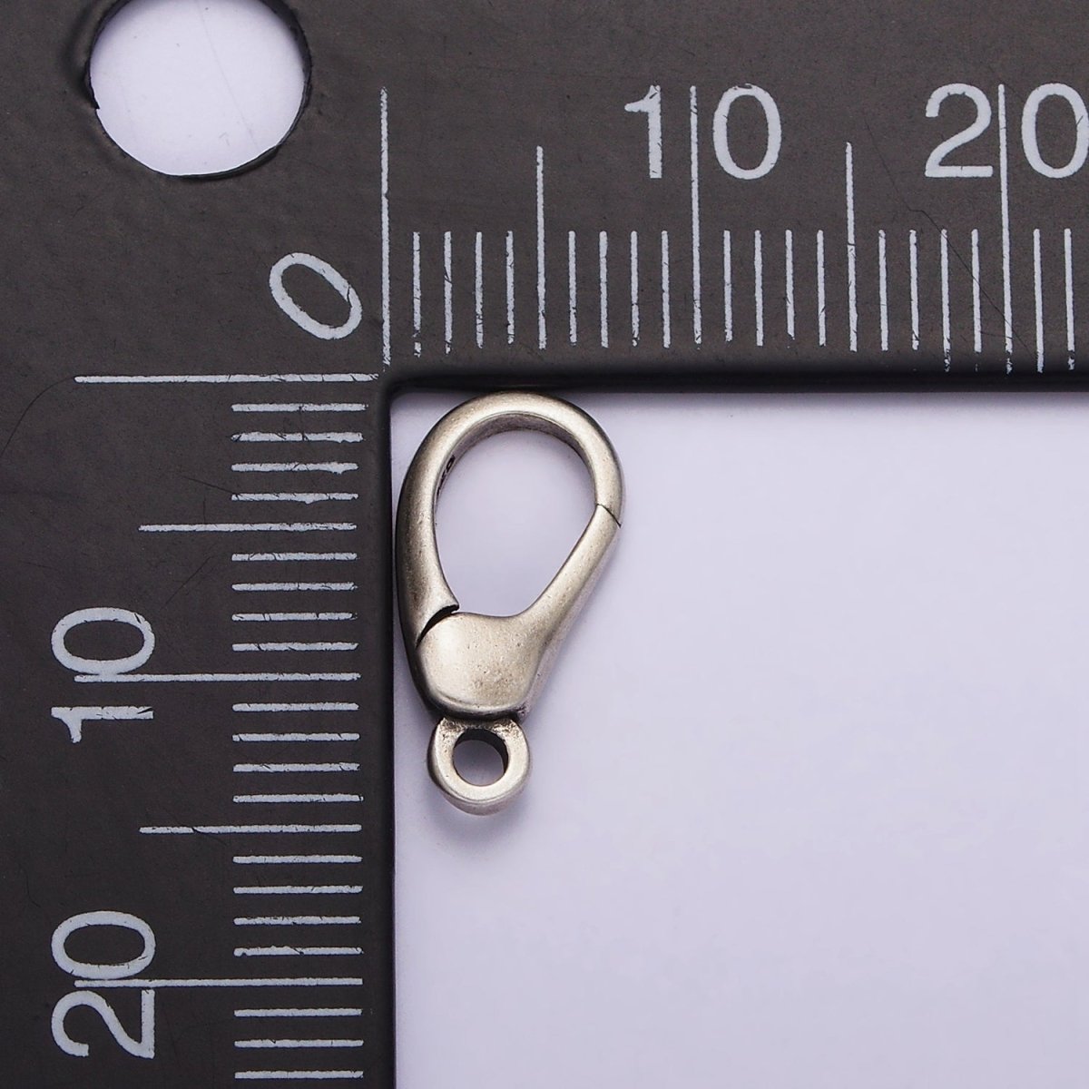 1 Pc 13.3x6.4 mm Sterling Silver Push Lobster Clasp for Jewelry Making SL-300 - DLUXCA