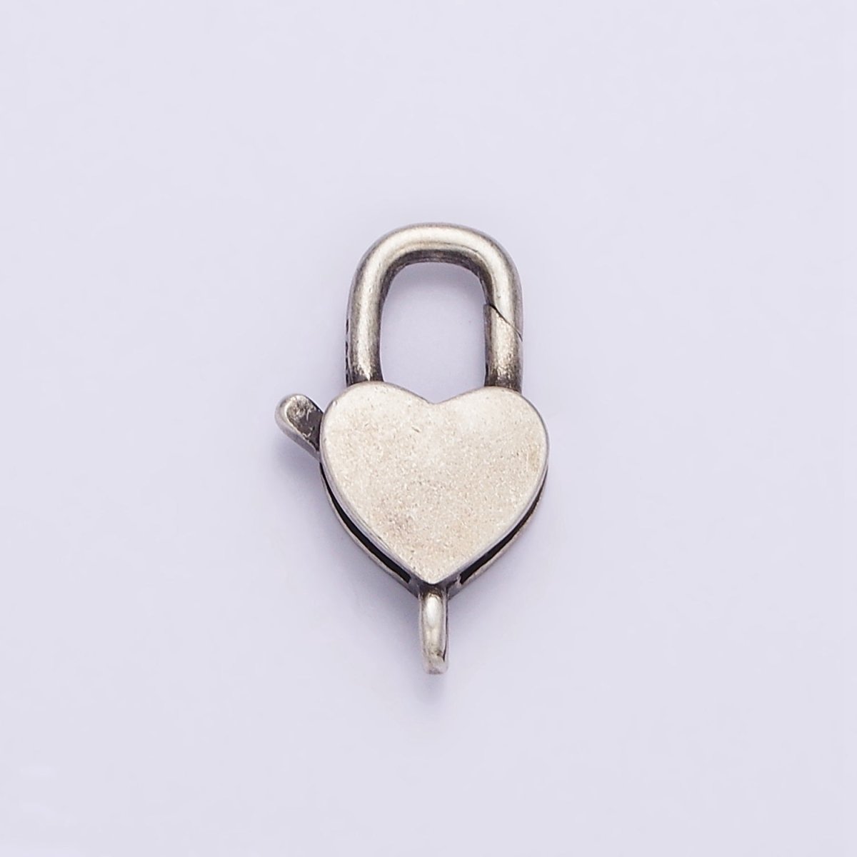 1 Pc 13x8.2 mm Sterling Silver Heart Lobster Clasp for Jewelry Making SL-308 - DLUXCA