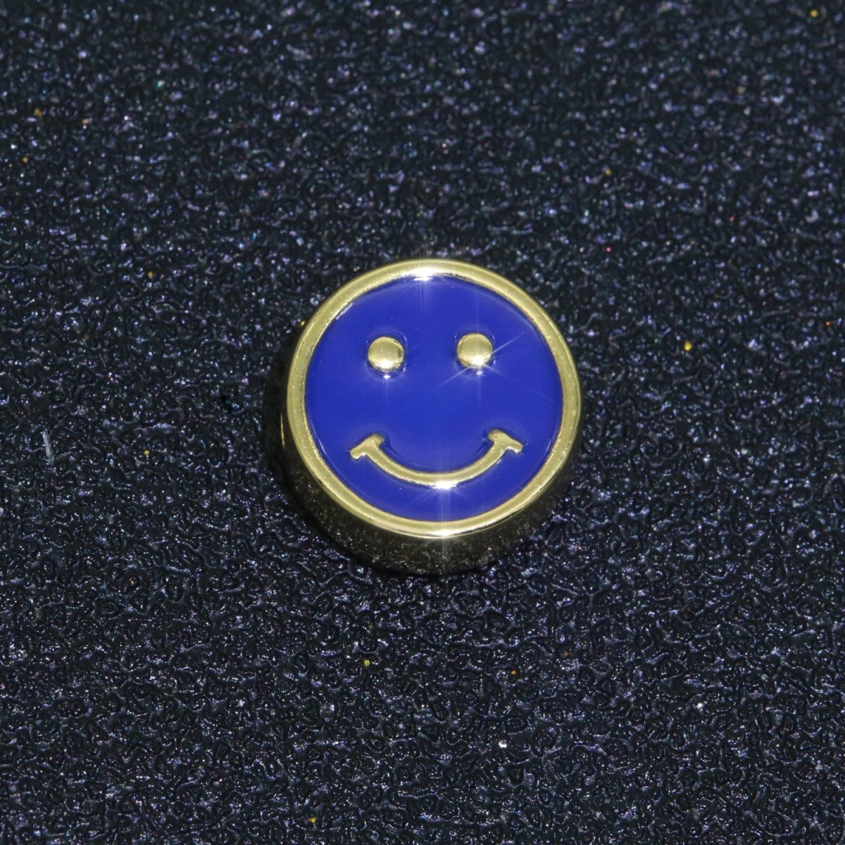 10mm Enamel Heart Smiley Face Bead, Emoji Bead, Happy Face, Gold Cute Spacer Bead, Necklace And Bracelet Making, Jewelry Supply B-604 B-606 B-607 B-609 B-610 - DLUXCA
