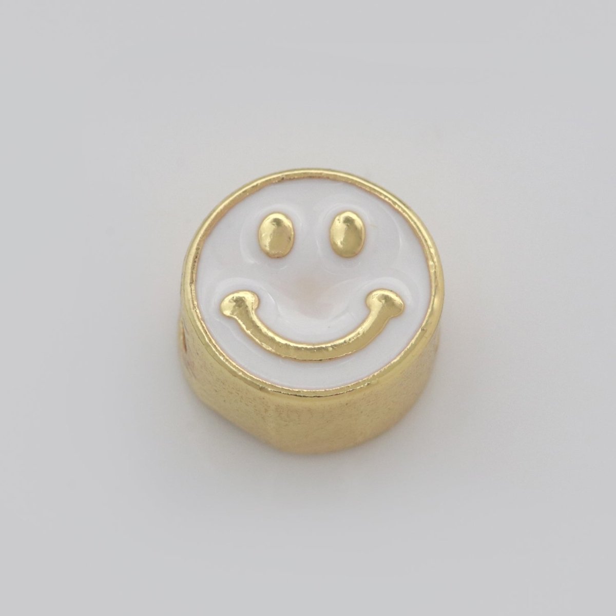 10mm enamel Round bead Add on Symbol bracelet bead personalized bracelet jewelry Moon, Star, Thunder, Heart, Happy Face, Virgin Mary Design B-696 to B-707 - DLUXCA