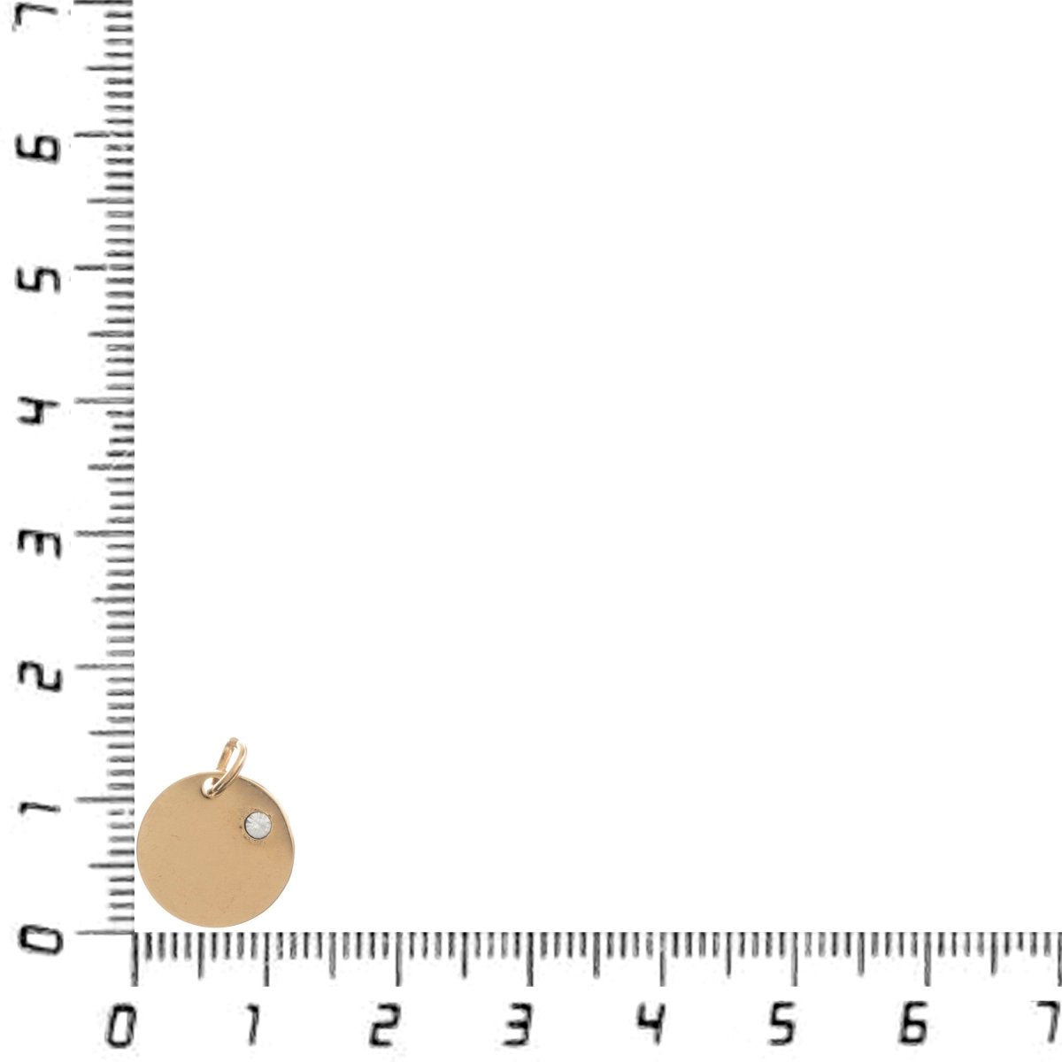 10mm Round Gold Fill Stamping Blank • 18k Gold • Tiny Minimal Shape • Jewelry Making Supplies • Discs Blanks Charm Shapes for engrave stamp E-642 - DLUXCA