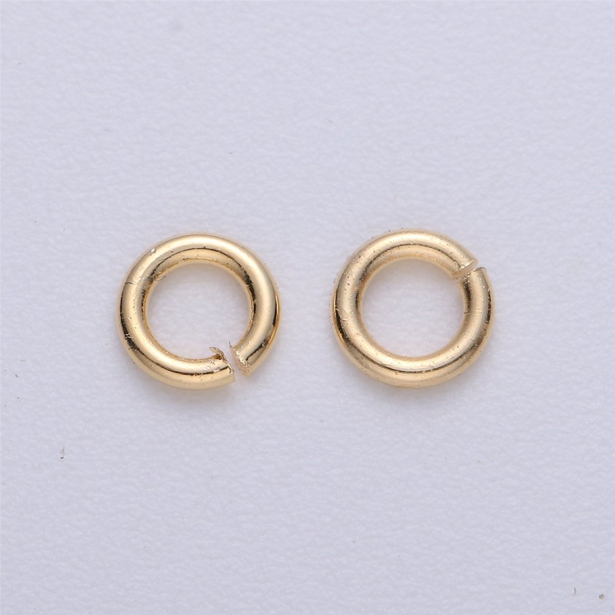 110 / 160 pcs 5mm 18ga 22 gauge Real Gold Plated Open Jump Rings Rhodium Plated Rose Gold Black Gun Metal O Ring 5 mm Attach Charm Clasp - DLUXCA