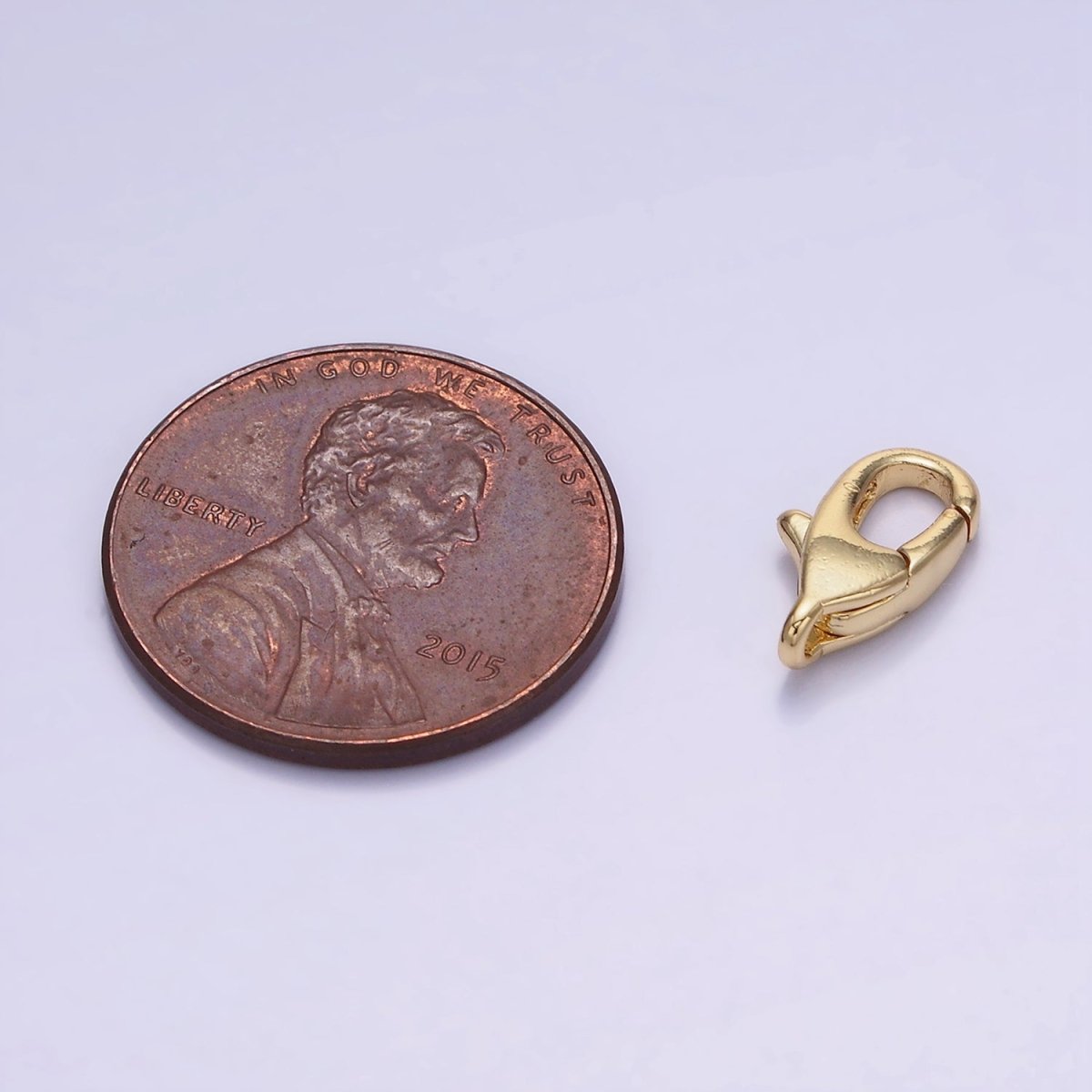 14K Gold Filled 12mm Lobster Clasps Findings | Z728 - DLUXCA