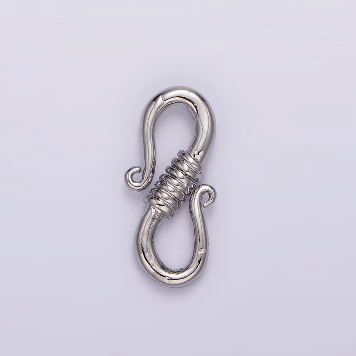 14K Gold Filled 15mm Curved Tied S-Hook Clasps Closure Jewelry Supply Findings | Z654 - DLUXCA
