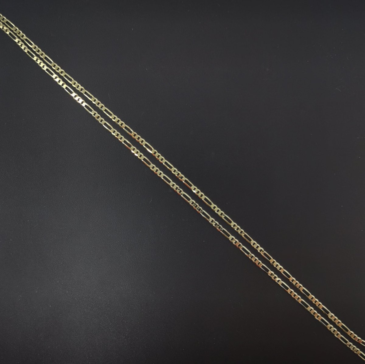 14K Gold Filled 1.8mm Figaro Chain 23.5 inch Finished Necklace For Wholesale Necklace Dainty Jewelry Making Supplies | WA-485 Clearance Pricing - DLUXCA