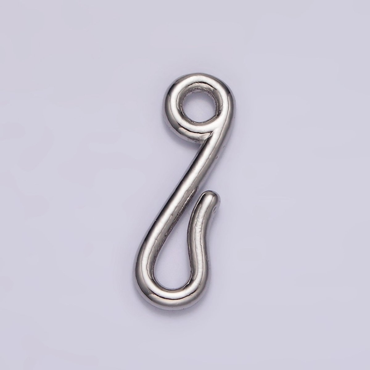 14K Gold Filled 20mm Minimalist Hook Loop Jewelry Finding Closure Supply | Z655 - DLUXCA