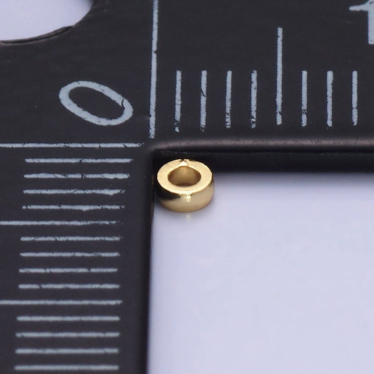 14K Gold Filled 2.5mm Rhondelle Mini Minimalist Bead Pack | B876 - DLUXCA