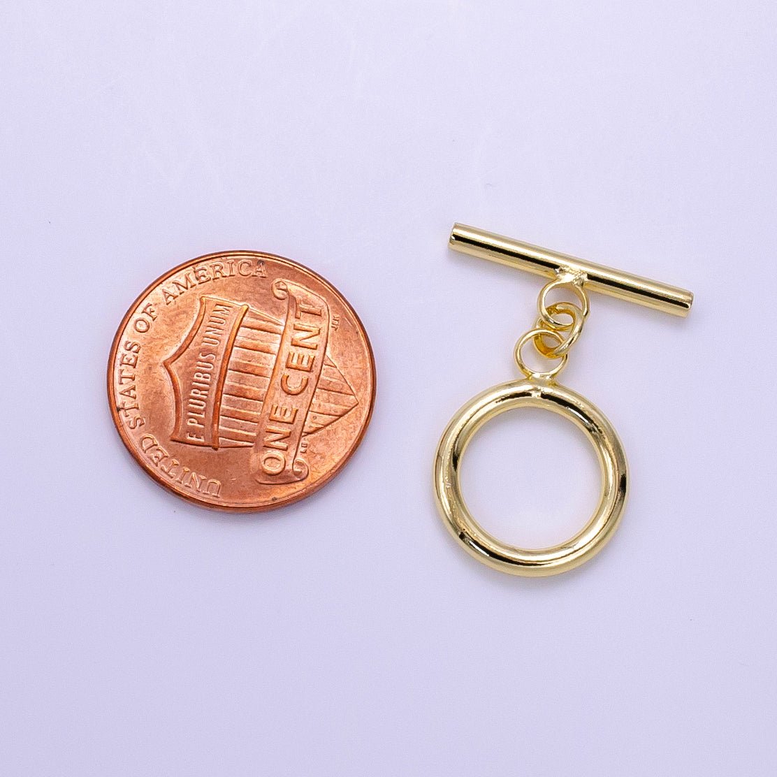14K Gold Filled 25mm Toggle Clasps Findings in Gold & Silver | Z760 - DLUXCA
