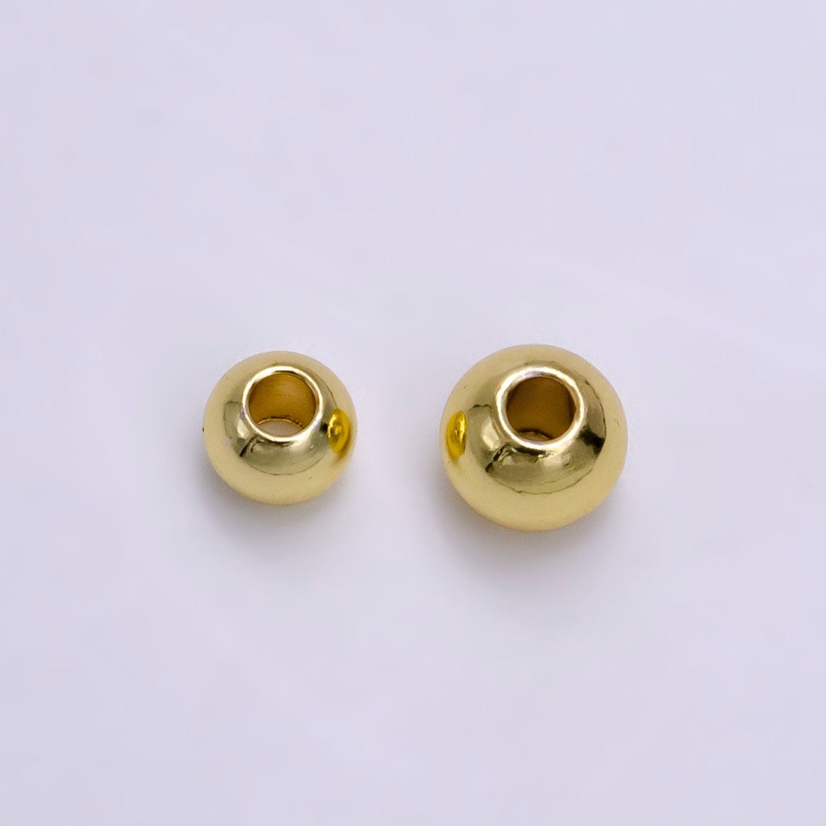 14K Gold Filled 4mm 5mm, 6mm Minimalist Bead by 10 Pieces/Bag | B-922 B-923 B-924 - DLUXCA