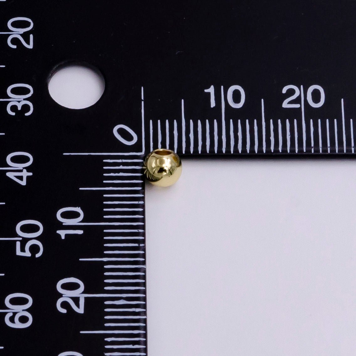 14K Gold Filled 4mm 5mm, 6mm Minimalist Bead by 10 Pieces/Bag | B-922 B-923 B-924 - DLUXCA