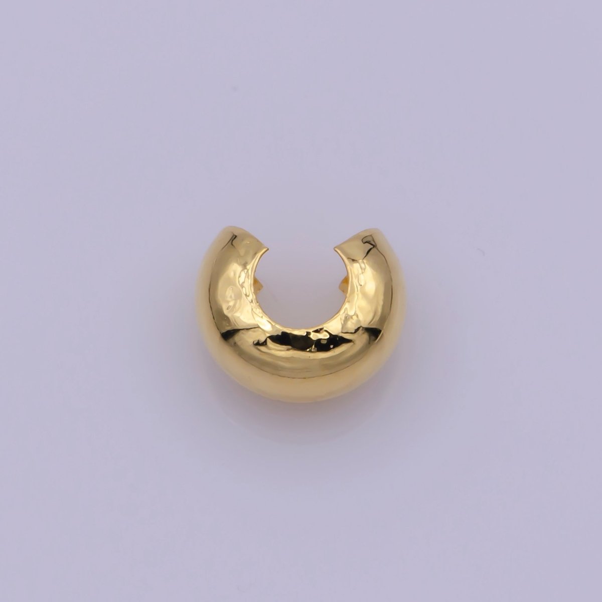 14K Gold Filled 5mm, 3mm Open Bead Crimp Cover 50 Pieces Per Pack Jewelry Findings | L542 Z717 - DLUXCA