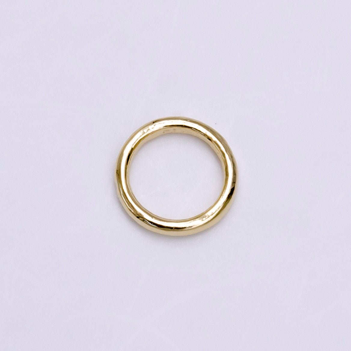 14K Gold Filled 6mm, 8mm Soldered Close Jump Ring Jewelry Making Supply Pack | Z-908 Z-909 - DLUXCA