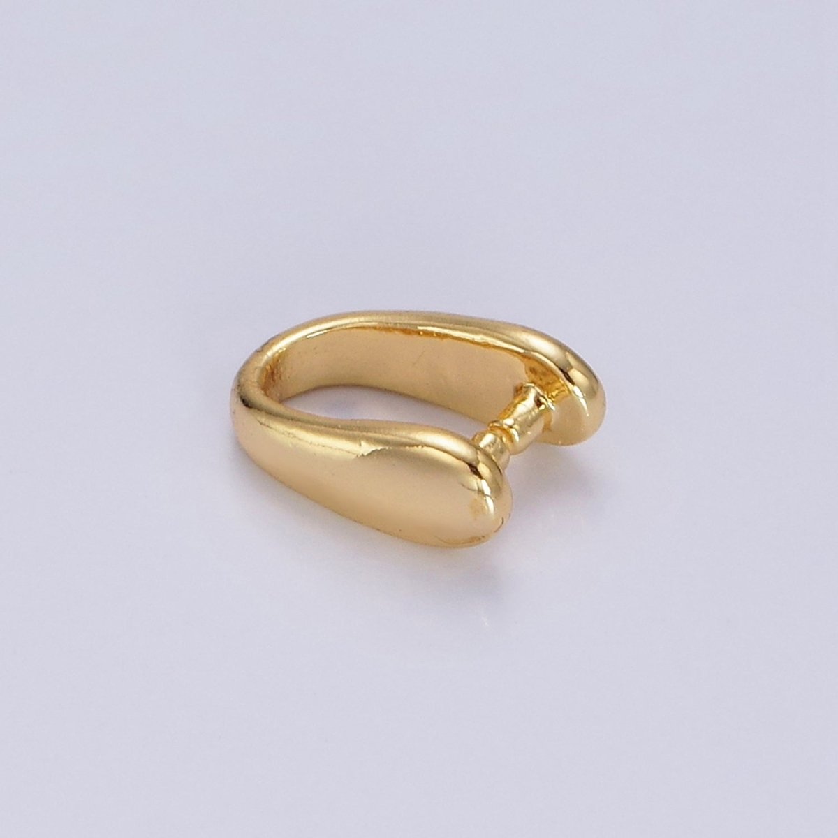 14K Gold Filled 9mm Snap Bail Minimalist Jewelry Findings Supply | Z584 - DLUXCA