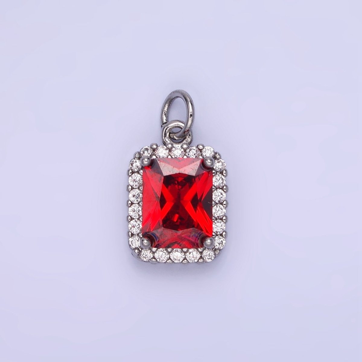 14K Gold Filled Baguette CZ Micro Paved Charm | AG756 - AG767 - DLUXCA