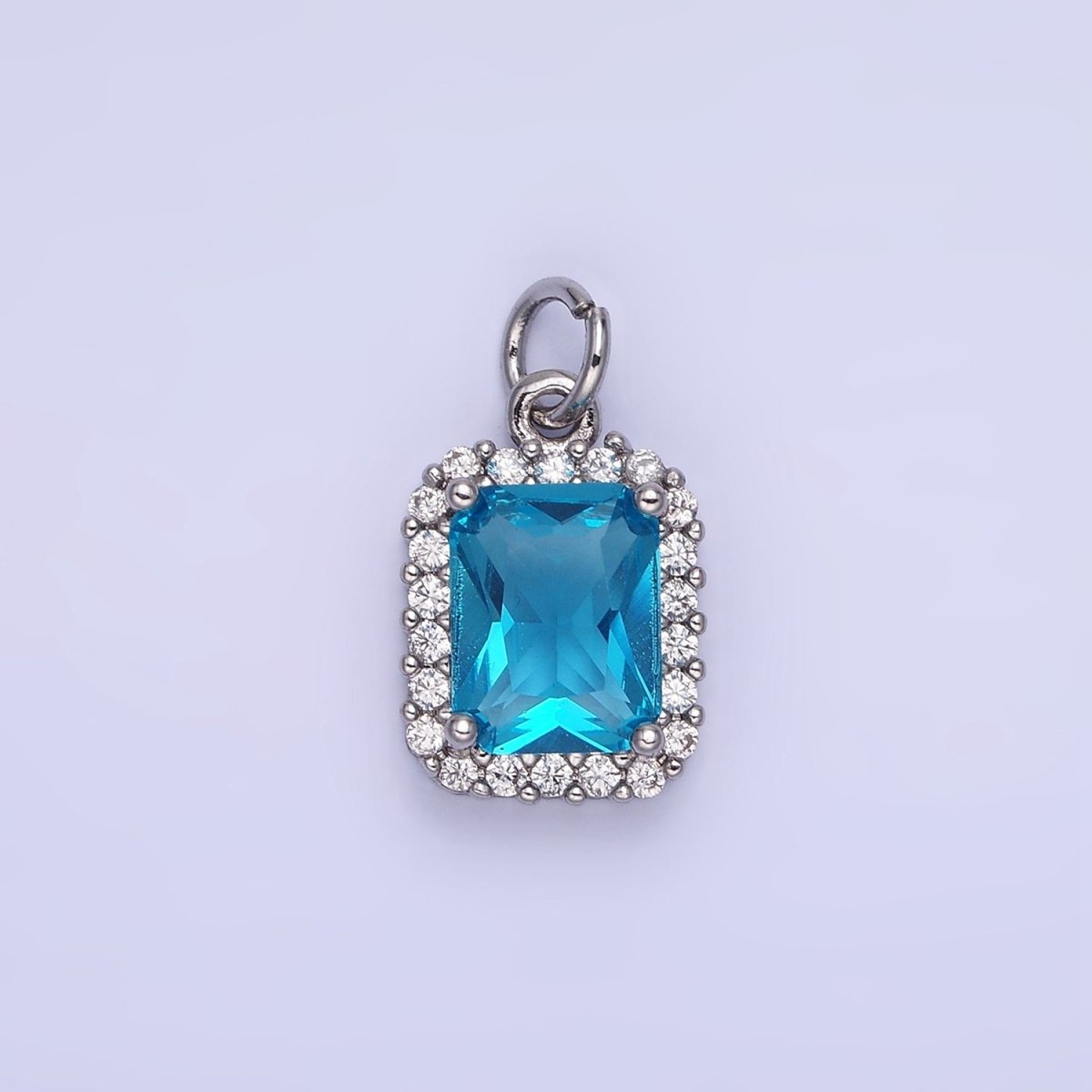 14K Gold Filled Baguette CZ Micro Paved Charm | AG756 - AG767 - DLUXCA