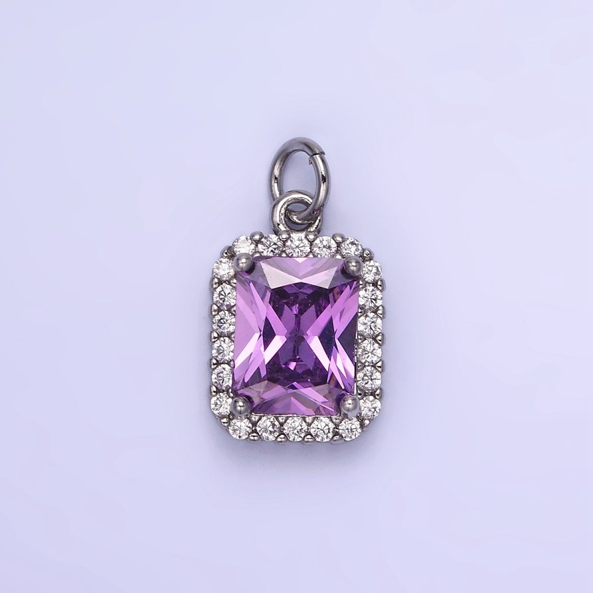 14K Gold Filled Baguette CZ Micro Paved Charm | AG756 - AG767 - DLUXCA