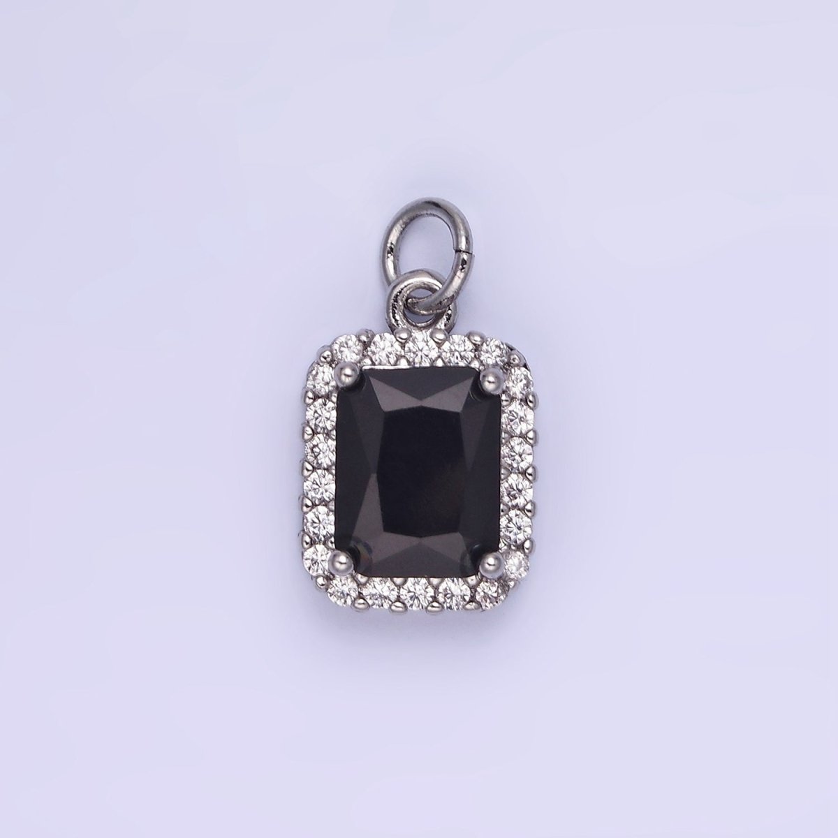 14K Gold Filled Baguette CZ Micro Paved Charm | AG756 - AG767 - DLUXCA