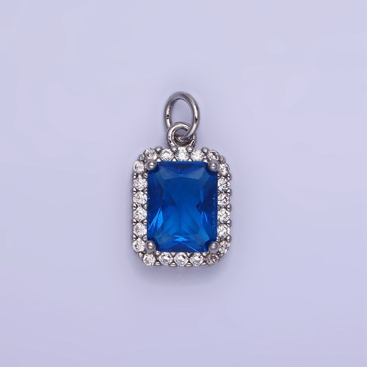 14K Gold Filled Baguette CZ Micro Paved Charm | AG756 - AG767 - DLUXCA