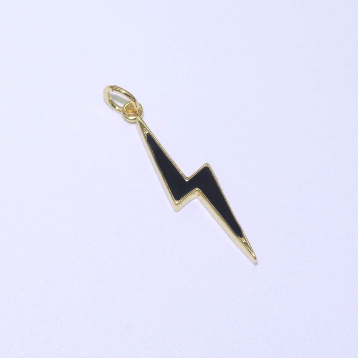 14K Gold Filled Colorful Enamel Lightning Thunder Bolt Pendant Charm For Wholesale Pendants and Charms Jewelry Making Craft Supplies M-305 to M-314 - DLUXCA