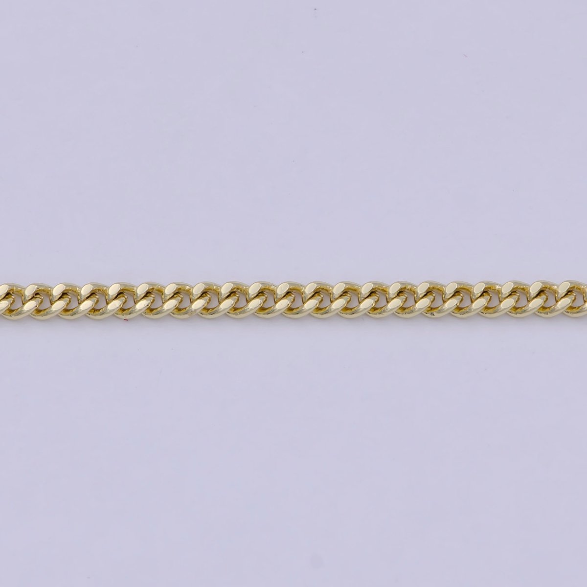 14K Gold Filled Curb Chain Necklace 2.1mm width Dainty Gold Chain Necklace | WA-756 Clearance Pricing - DLUXCA