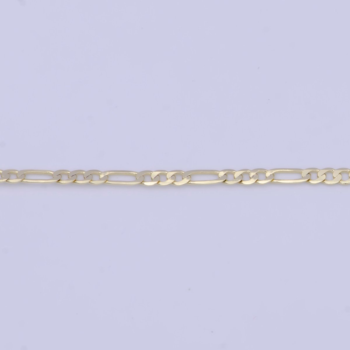 14K Gold Filled Dainty Figaro Chain Minimalist Necklace, Unisex Figaro Chain Necklace 1.9mm Width Ready to Wear | WA-1117 WA-1154 WA-1157 Clearance Pricing - DLUXCA