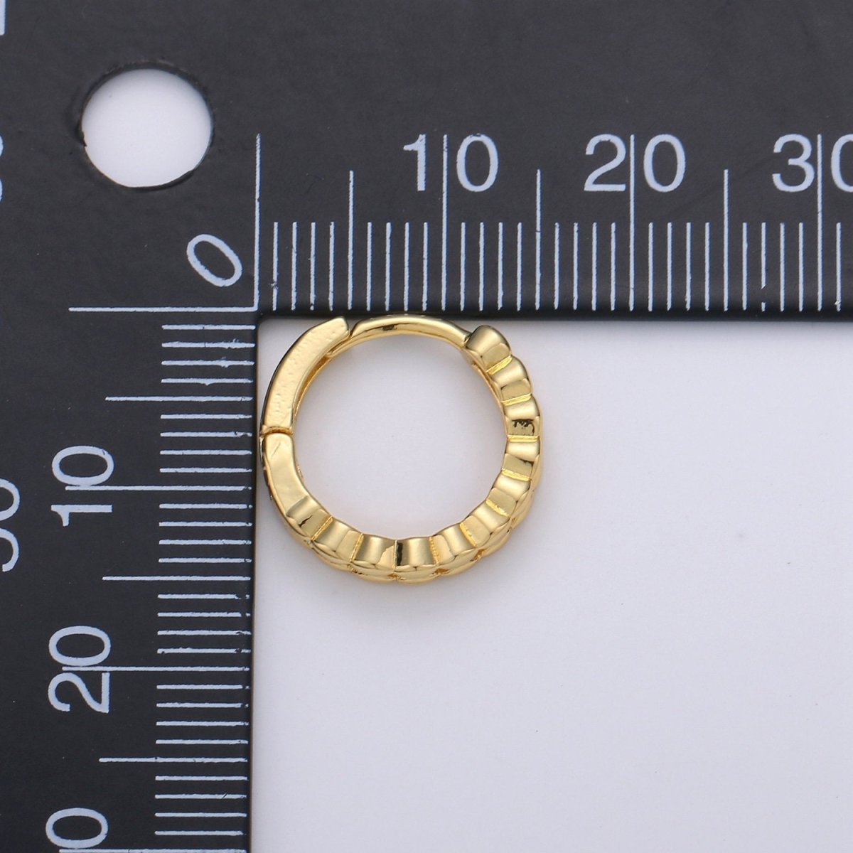 14k Gold Filled Earrings, Huggie Earring, Tiny Earrings, Tiny Diamond Earrings, DIY Earrings, Everyday Wear Earrings, Rosegold Earring K-665 - K-667 - DLUXCA