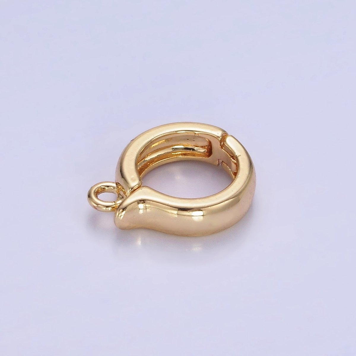 14K Gold Filled Enhancer Bail Slide Minimalist Charm Bail Enhancer Hinged Bail Z-696 - DLUXCA