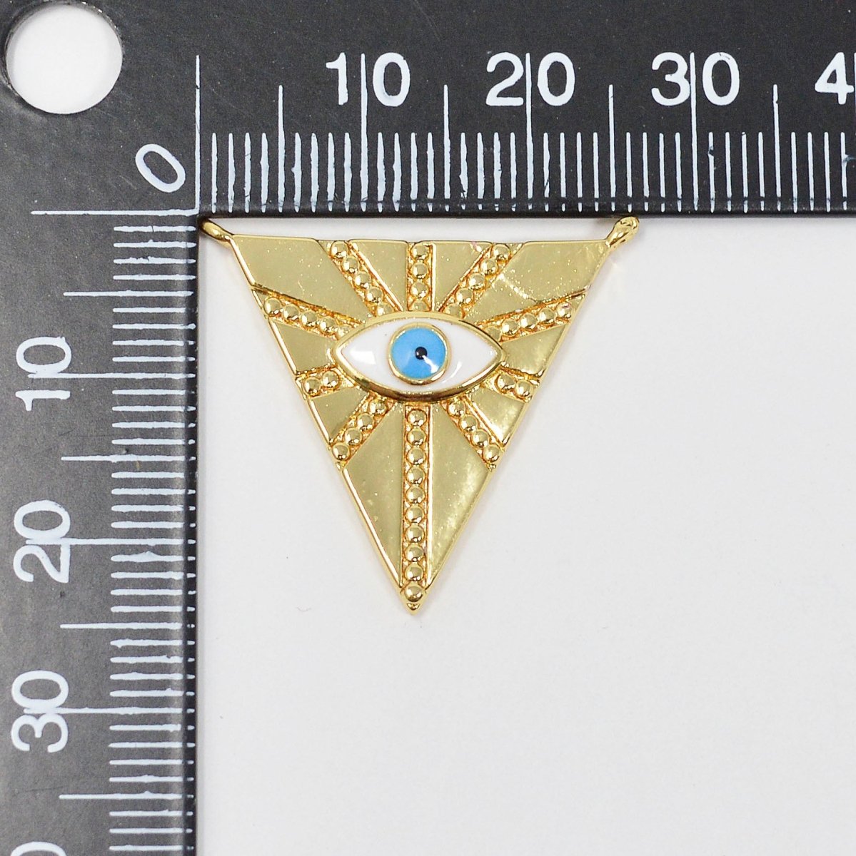14k Gold Filled Eye of Providence Symbol Pendant All Seeing Eye Necklace Illuminati Emblem Third Eye Amulet Talisman Sign Medallion F-559 - DLUXCA