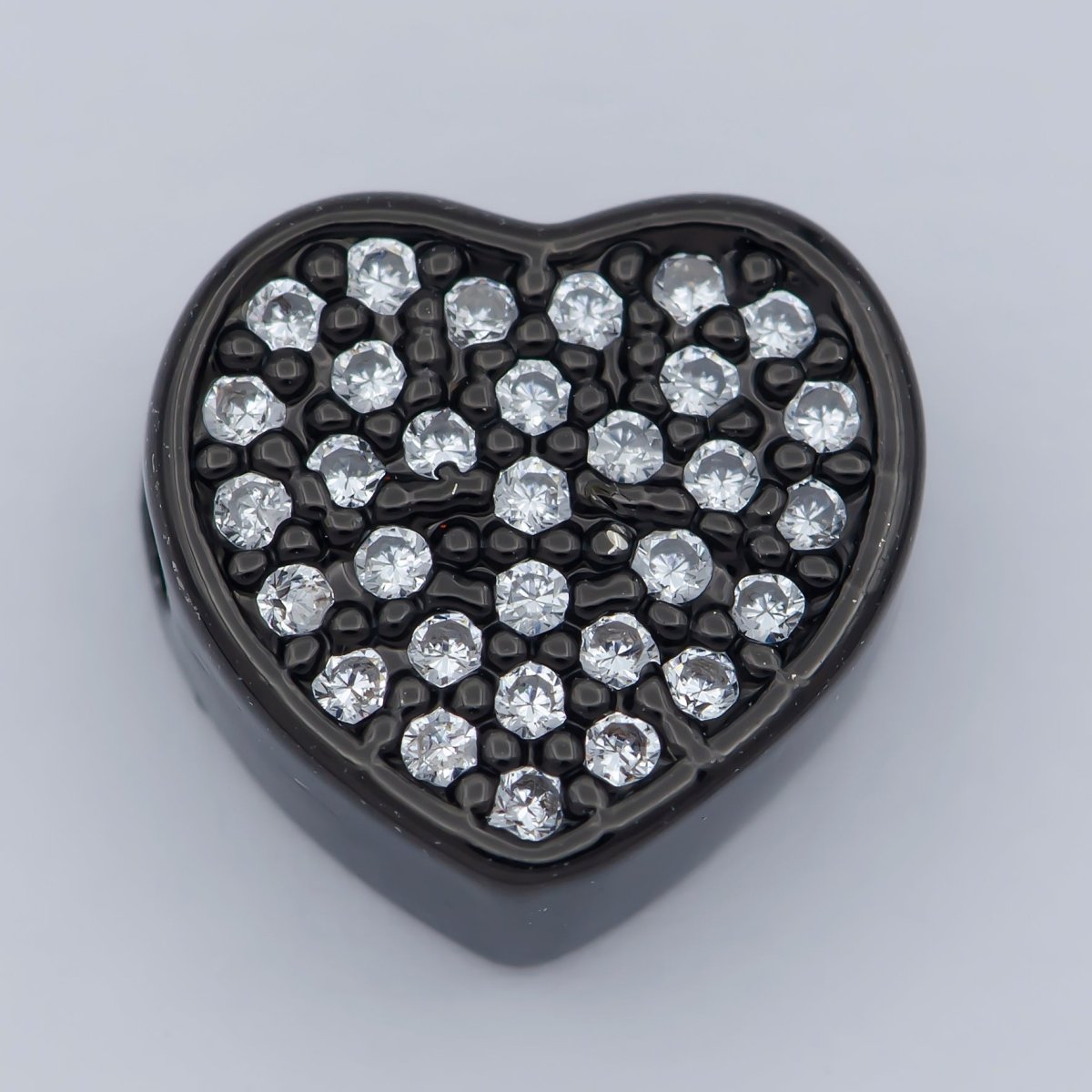 14k Gold Filled Heart Beads, Hearts Spacer Beads, Gold Bracelet Charms Rose Gold Silver Love Jewelry Supplies Component findings 10MM B-548 to B-557 - DLUXCA