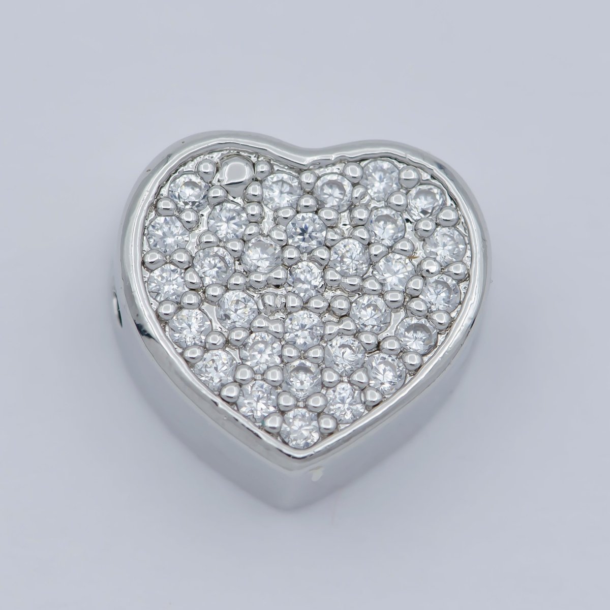 14k Gold Filled Heart Beads, Hearts Spacer Beads, Gold Bracelet Charms Rose Gold Silver Love Jewelry Supplies Component findings 10MM B-548 to B-557 - DLUXCA