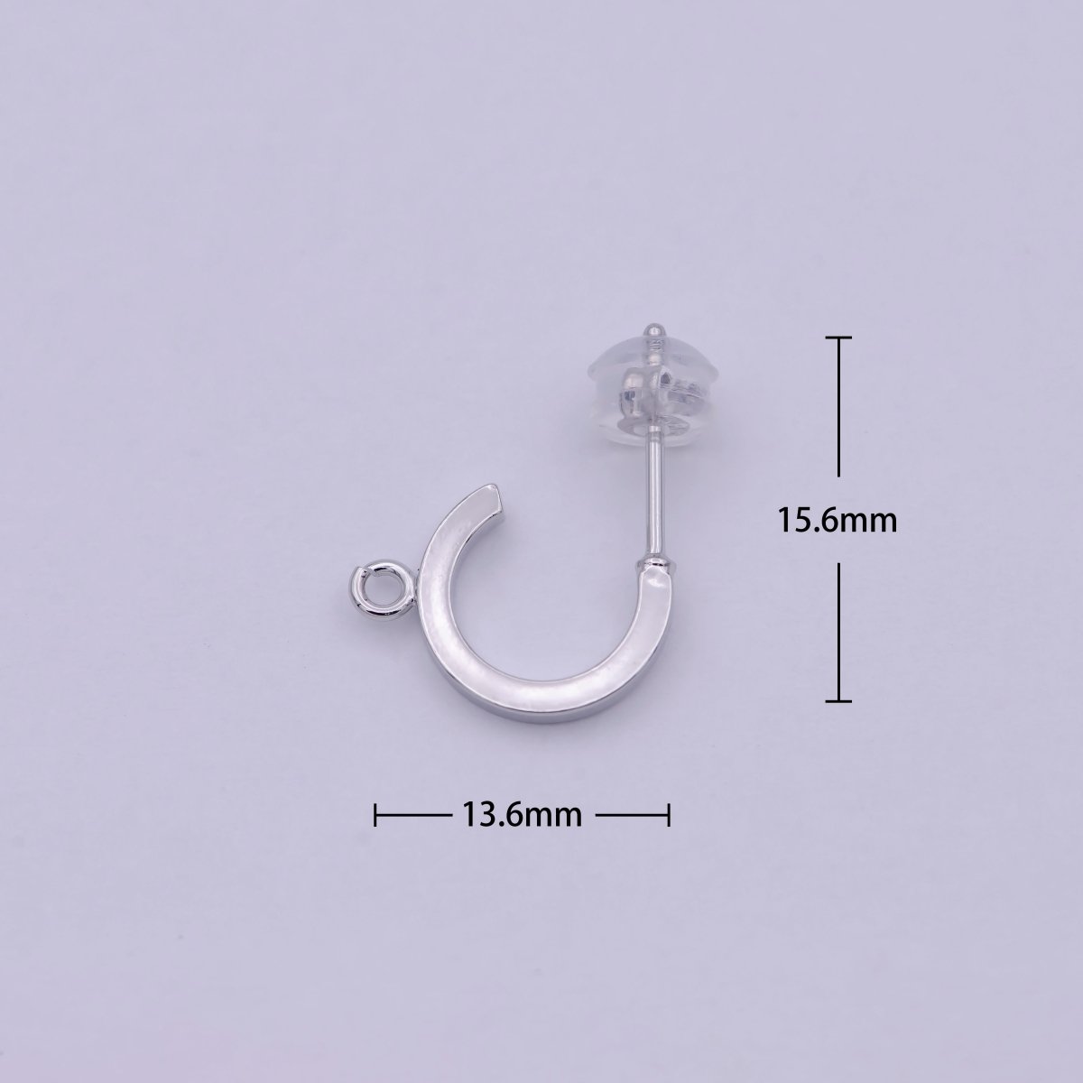 14k Gold Filled Huggie w/ open link Lever back earring making 10mm, Nickel free Lead Free for Earring Charm Making Findings K-197 L-573 - DLUXCA