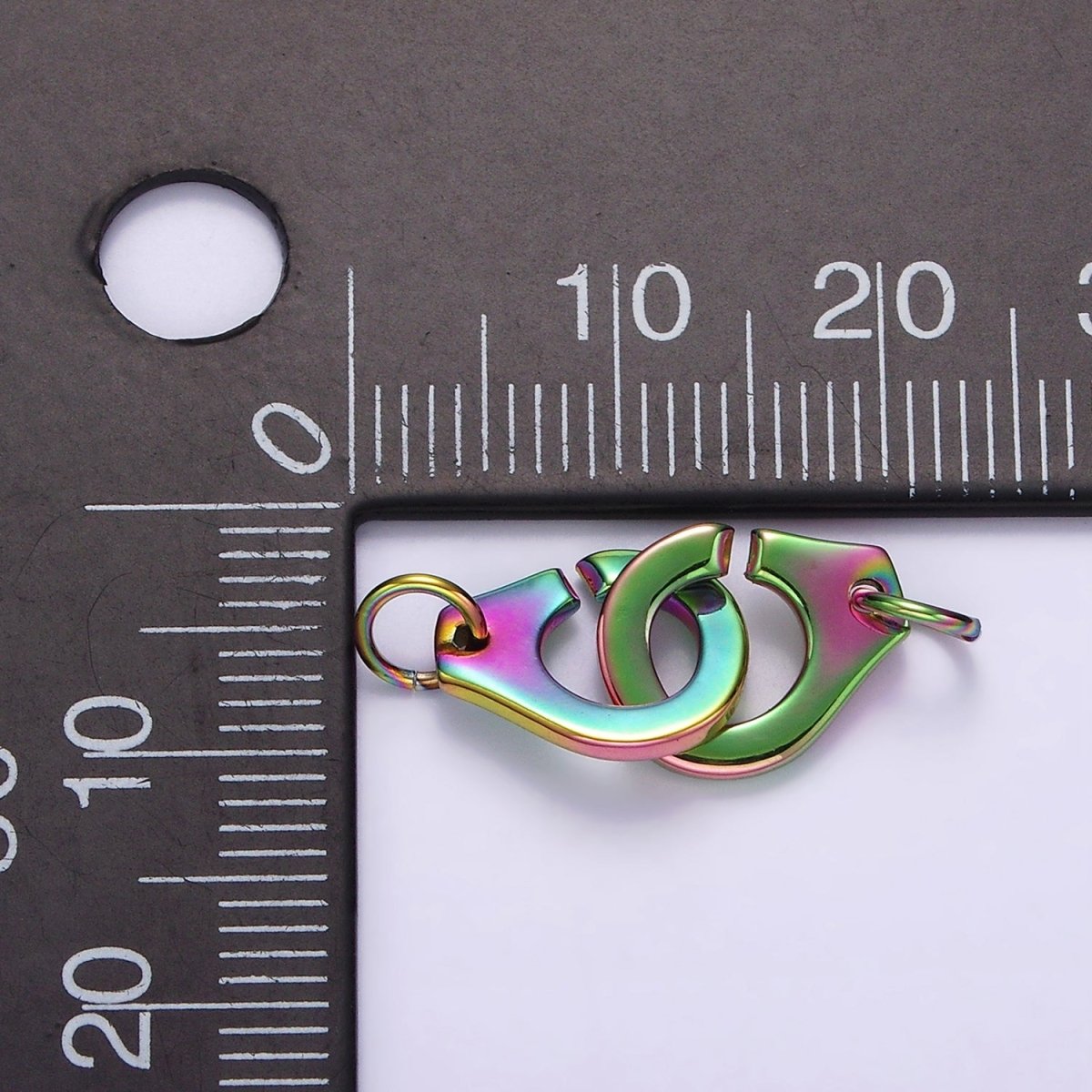 14K Gold Filled Iridescent Rainbow Trigerless Clasps Jewelry Finding Closure Supply | Z600 - DLUXCA